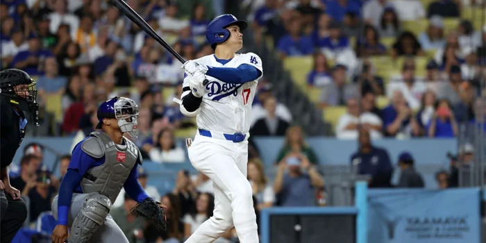 Dodgers Ohtani, Memukul 4 Home Run di Babak ke-1 Melawan Cubs