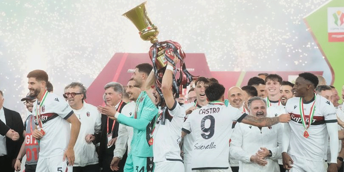 Resmi Juara! Bologna Taklukkan AC Milan dan Raih Trofi Coppa Italia 2024/2025